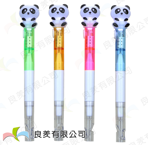 熊貓LED口哨燈筆-熊貓LED口哨燈筆